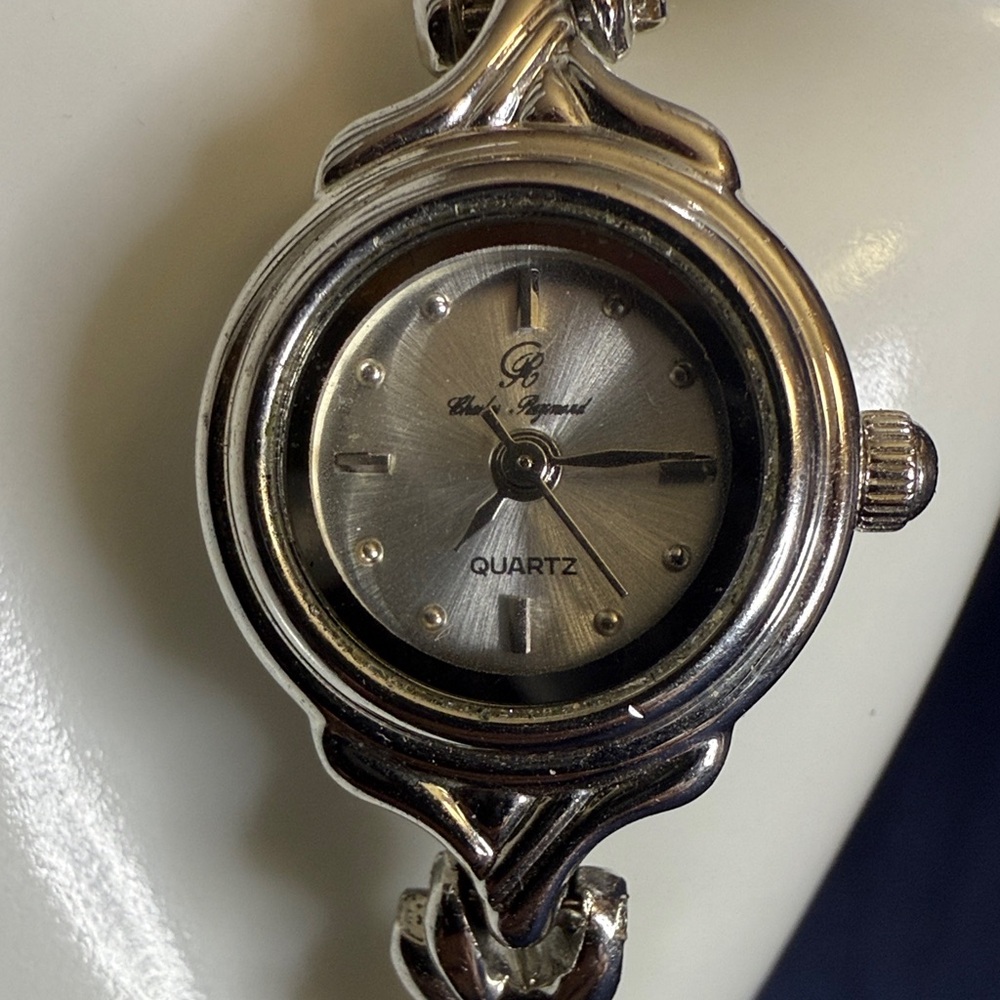 Classic Silver Women's Quartz Watch by Charles Raymond